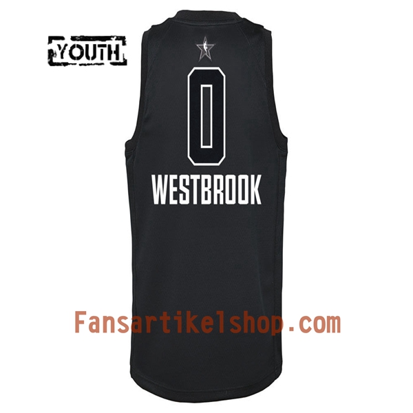 NBA Oklahoma City Thunder Trikot Russell Westbrook 0 2018 All-Star Jordan Brand Schwarz Swingman - Kinder NBA Oklahoma City Thunder Trikot Russell Westbrook 0 2018 All-Star Jordan Brand Schwarz Swingman - Kinder